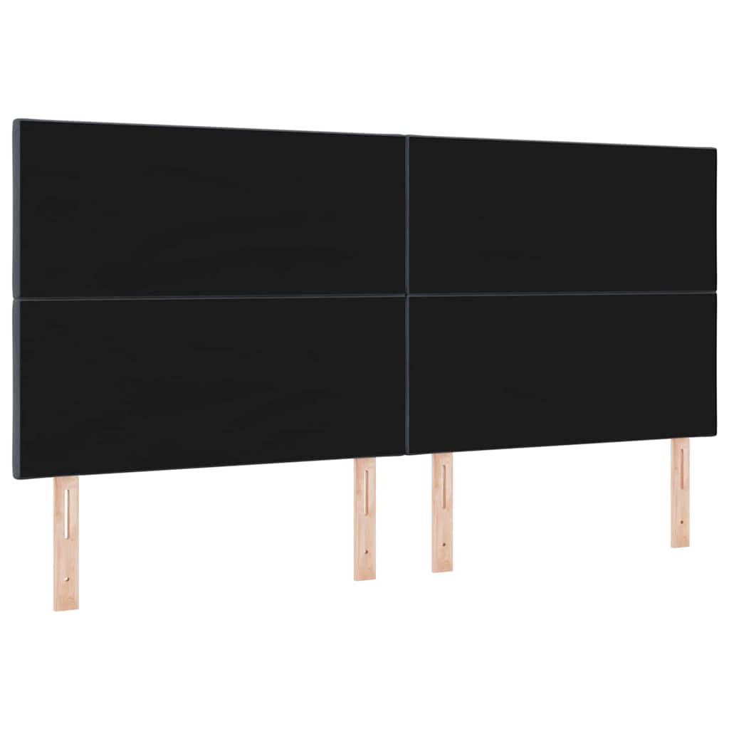 Headboard Dark Grey 200 cm Velvet