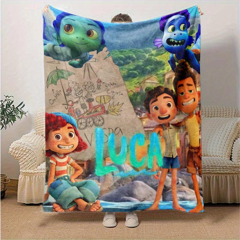 1pc, Luca Inspired Home Decor Blanket, Perfect for Couch, Bed, Travel, Camping, Car, Beach, Office Nap, Soft Coverlet Gift IdeaC116