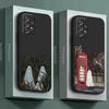 Мягкий чехол из ТПУ «Маленький призрак» для Samsung Galaxy A34 A42 A32 A53 A23 A22 A54 A24 A13 A73 A52 A33 A72 A12 A14 A11 A21s Задняя крышка