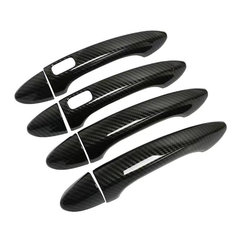 Аксессуары для Chery Tiggo 8 Pro Max 2022, крышка ручки, дверная чаша, устойчивая к царапинам наклейка, автомобильный ABS карбон, внешний стиль