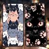 Милый Чехол для Телефона с Кошкой Для Xiaomi 15 14 13 12 Lite 14T 13T 12T Pro Poco X7 X6 X5 X4 X3 NFC F7 Ultra F6 Pro Мягкий Чехол