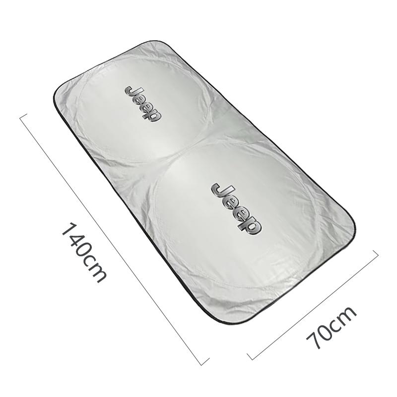 Car Windshield Sun Shade Visor UV Protection Shield For Jeep Renegade Compass Grand Cherokee Wrangler Patriot Rubicon Liberty
