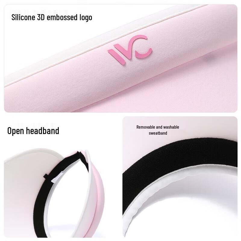 VVC Gradient Peach Heart Goddess Sun Visor