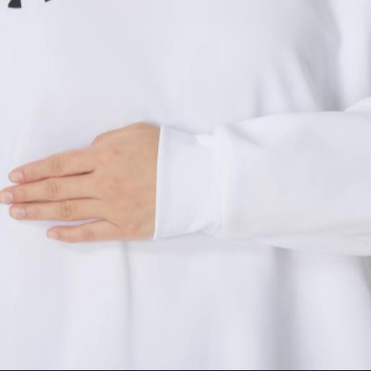 Under Armour Узор логотипа круглый вырез свитер спортивный длинный рукав толстовка унисекс толстовка белая 24600305-100