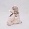 High Quality Christmas White Bear Wearing Hat Scarf Festive Stuffed Toy Christmas Gift Decoration  Teddy Bear Gift