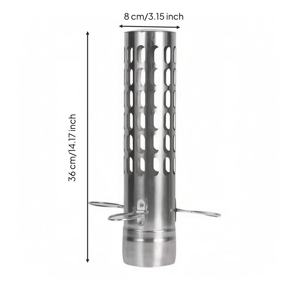 Arrestor with Perforated Guard | Stainless Steel Construction, Vented Cutout