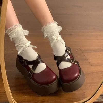 Модные женские туфли-лодочки на платформе с круглым носком, женская обувь на среднем каблуке, шикарные и элегантные, удобные, молодежные, повседневные, высокого качества, слипоны