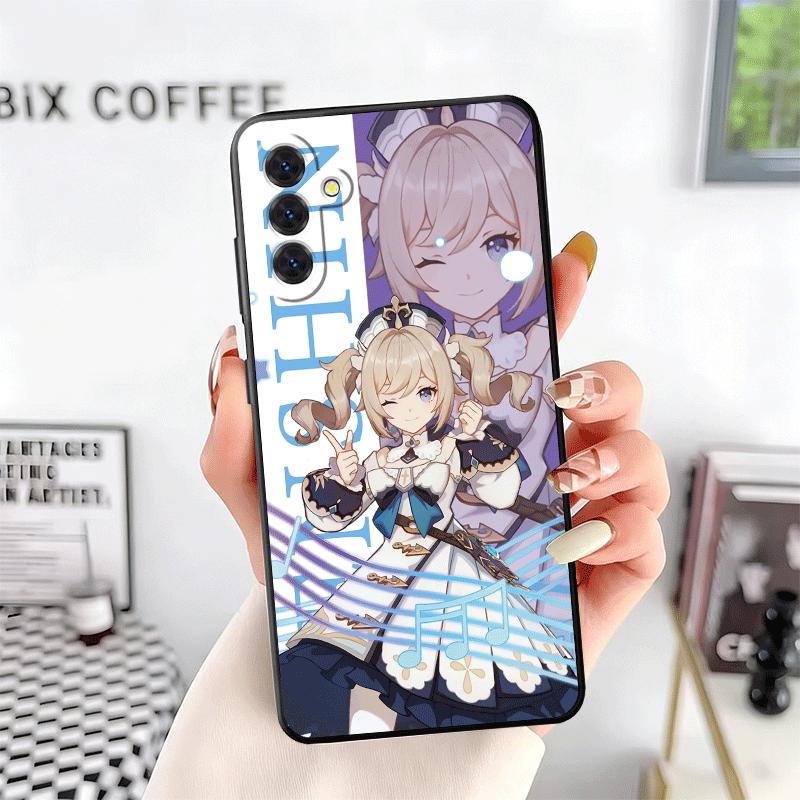 Мягкий чехол для телефона Genshin Impact Anime для Samsung A17 A37 A57 A16 A26 A36 A56 A15 A25 A35 A55 A14 A24 A34 A54 A13 A23 A33 A53 A52