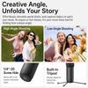 Hohem iSteady V3 Ultra AI Автоматическое отслеживание Стабилизатор для смартфона, 3-осевой, с 1,22-дюймовым умным сенсорным цветным экраном, композитная подсветка, беспроводной
