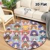 Cardcaptor Sakura Round Area Rug Carpet Rug For Living Room Bedroom Sofa Playroom Decor Nonslip Floor Mat