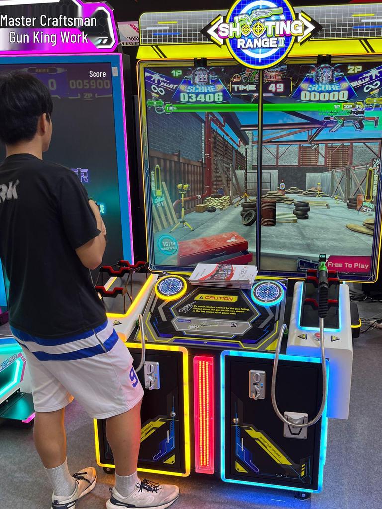 Large Digital Target Shooting Game Arcade Machine: Sports Experience Arena