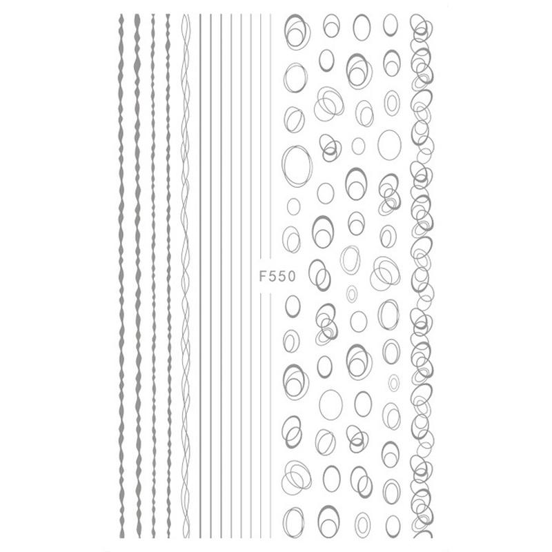 Наклейки для создания маникюра, в ассортименте