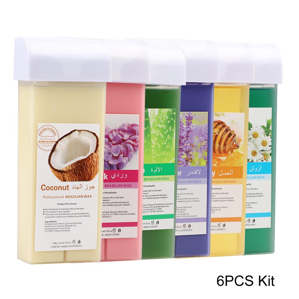 Roll On Refill Hair Removal Wax Painless Depilatory Wax Roller Honey Wax Body Hair Removal For Any Roll On Wax Warmer Cartridge