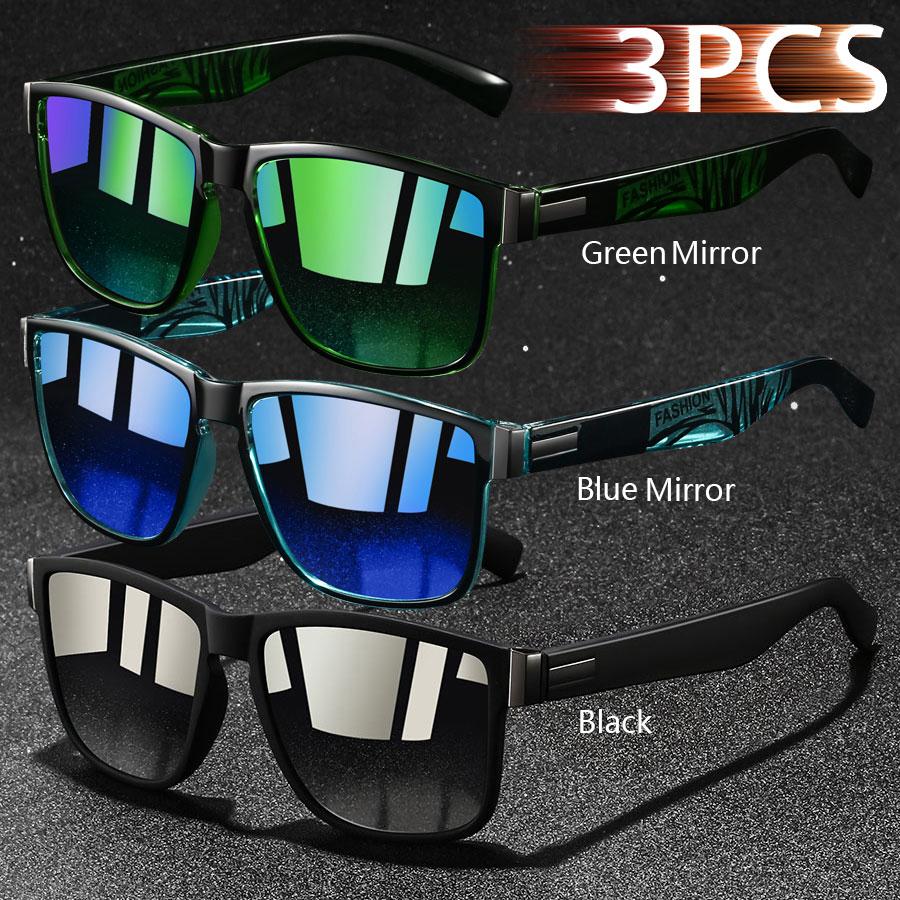 Модные винтажные квадратные унисекс солнцезащитные очки для вождения и рыбалки мужские и женские люксовые брендовые дизайнерские солнцезащитные очки с антибликовым покрытием UV400