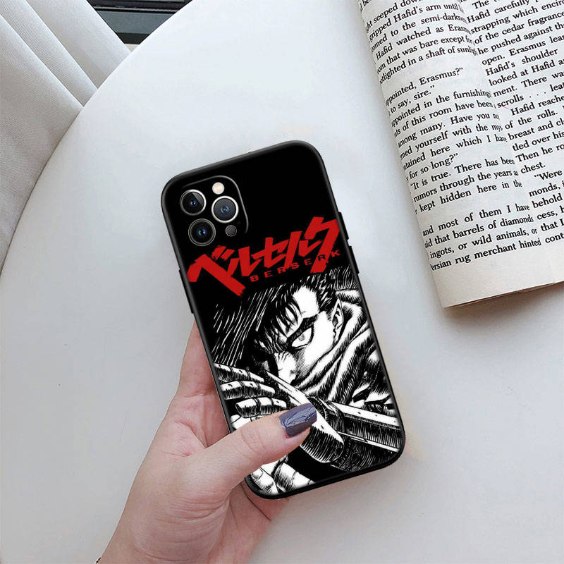 ED8 Berserk Guts Phone Case for Samsung A35 A25 A24 A15 A05S A05 M55 M35 M15 A06 A16 A02 A12 A13 A10 A20 A30 A22 A31 A32 A33 A41 A42 A50