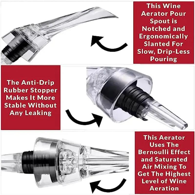 Профессиональный магический декантер для красного вина с подставкой для фильтра, аэратор для быстрого распыления воздуха, набор необходимых принадлежностей для домашнего бара и столовой