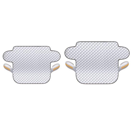 Магнитный чехол на лобовое стекло от снега Утолщенный чехол-половина для защиты от мороза и снега Универсальная зимняя защита лобового стекла автомобиля для большинства автомобилей внедорожников