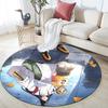 Hikaru no Go2 Round Area Rug,Carpet Rug for Living Room Bedroom Sofa Playroom Decor,Non-slip Floor Mat