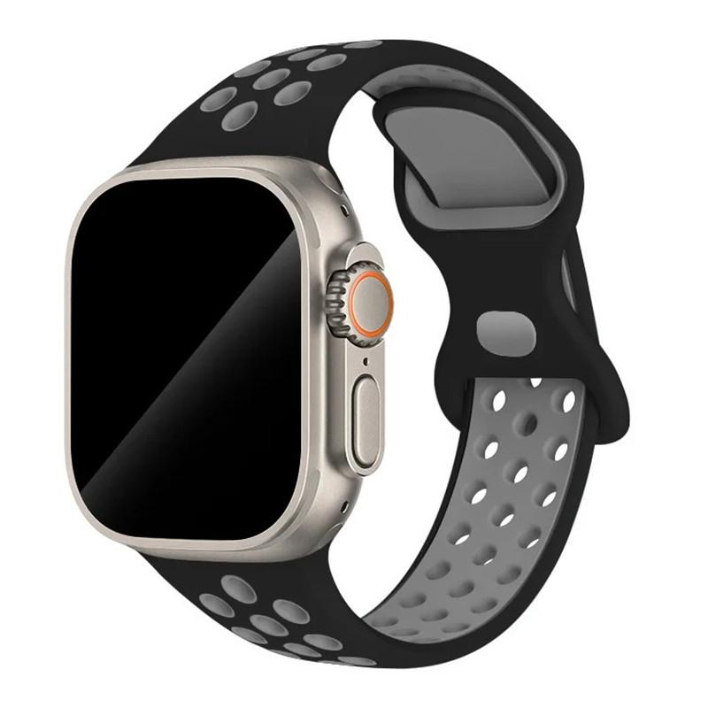 Спортивный ремешок с цветными частицами, резиновый ремешок для Apple Watch 49 мм 46 мм 45 мм 44 мм 42 мм 41 мм 40 мм для IWatch 11 10 9 8 7 6 5 4 3 SE
