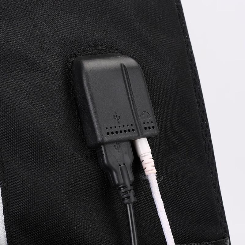 Li Shen Oxford Cloth USB Charging Backpack