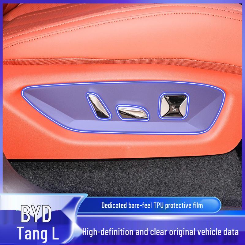 Набор защитных пленок для центрального экрана и панелей дверей BYD Tang L