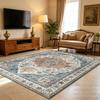 Bohemian Oriental Retro Coffee Tables Mat Easy Cleaning Foldable Cloakroom Carpet Machine Washable Room Decoration Aesthetic Rug