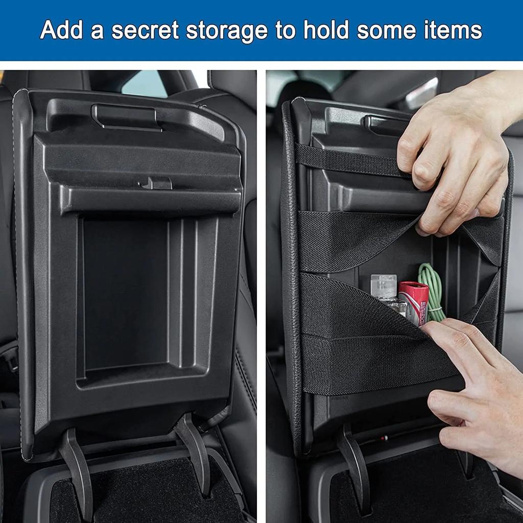 Carwiner Center Console Cover For Model 3 Model Y 2016 2017 2018 2019 2020 2024 2020 PU Leather Armrest Box Cushion Protector