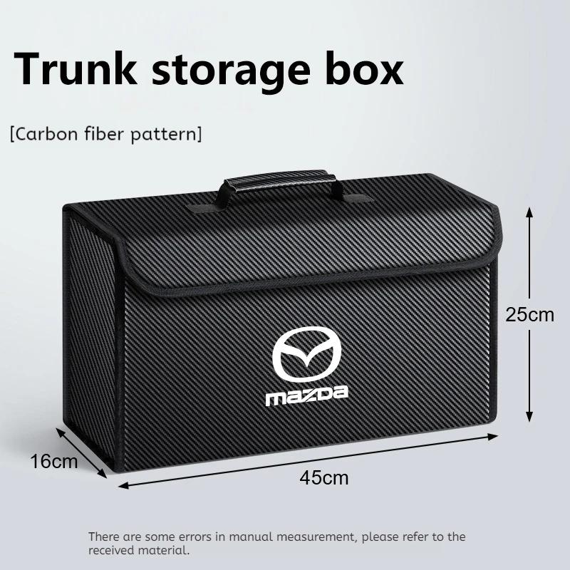 NEW Car Trunk Storage Box Foldable Stowing Tidying Bag For Mazda 3 6 Alexa CX-30 CX-3 CX-5 CX-8 CX-9 2020 2023 2025 Accessories ca1