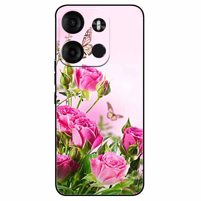 Чехол для Tecno Spark Go 2023 ТПУ Модный Милый Силиконовый Задний Чехол Для Tecno Pop 7 Pro BF7 Funda Ударопрочный Pop7pro 7Pro Capa
