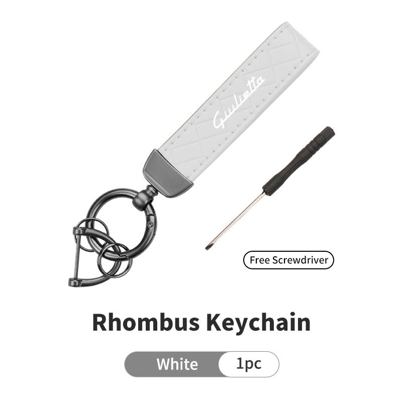 2026 Hot Sticker Car Logo Styling Keychain Business Gift Keyring Holder Accessories For Alfa Romeo Giulietta GT 159 147 156 Mito