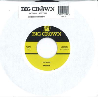 7-дюймовая пластинка DAVE GUY Footwork Morning Glory BCR140 Big Crown Recor 2024 US Jazz
