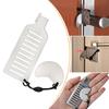 Portable 8cm Stainless Steel Door Blocker, Anti-Theft Security Lock for Home, Hotel & Travel, Privacy Protection Tool