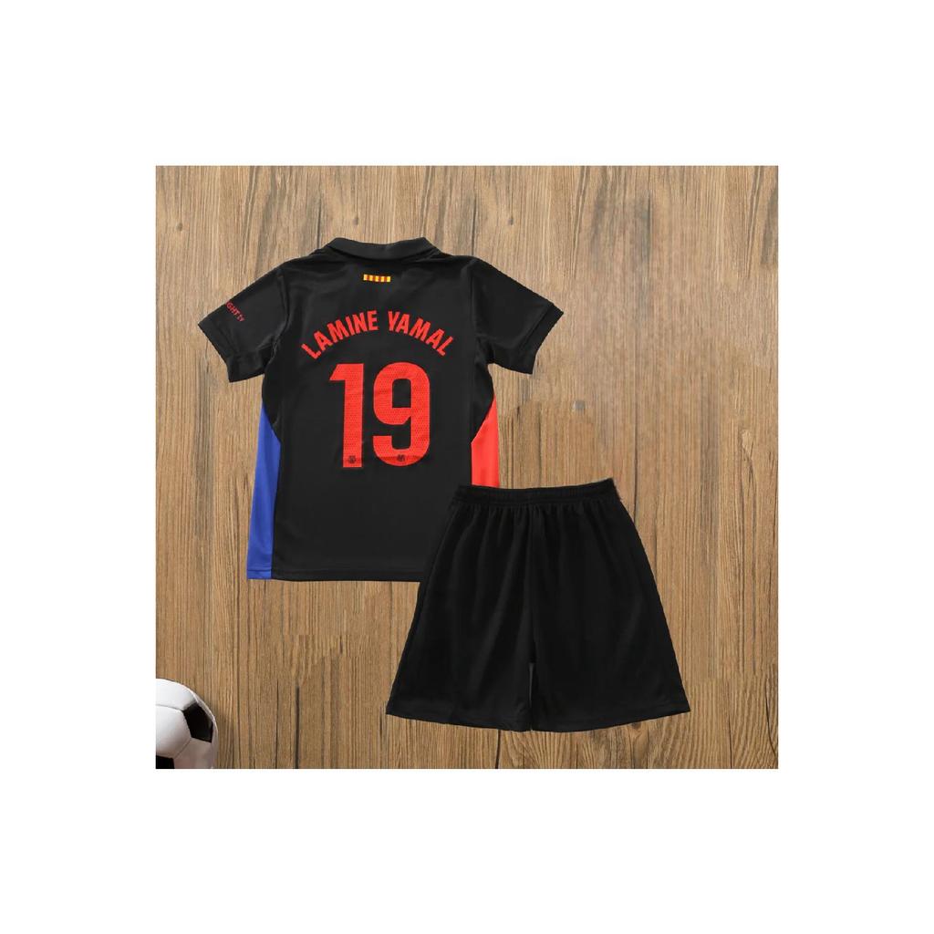 Lamine Yamal Bara Children's Football Jersey 24/25 Air Air Pollyester Fabric Halisaha Jersey