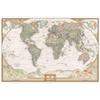 24*36 дюймов/18*29 дюймов Винтажная карта мира Картина Ретро настенное искусство Плакат Школьные принадлежности Украшения дома, Туризм/образовательные принадлежности