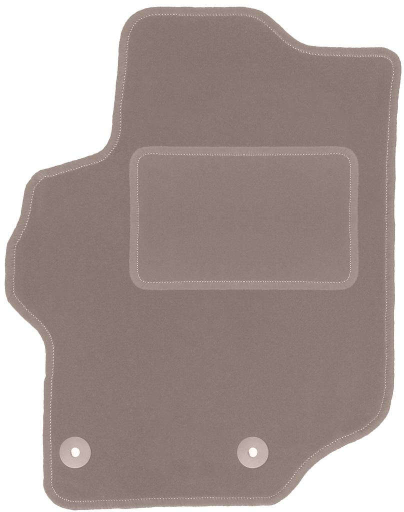 Beige driver's mat for: Citroen C-Elysee sedan (2012-)