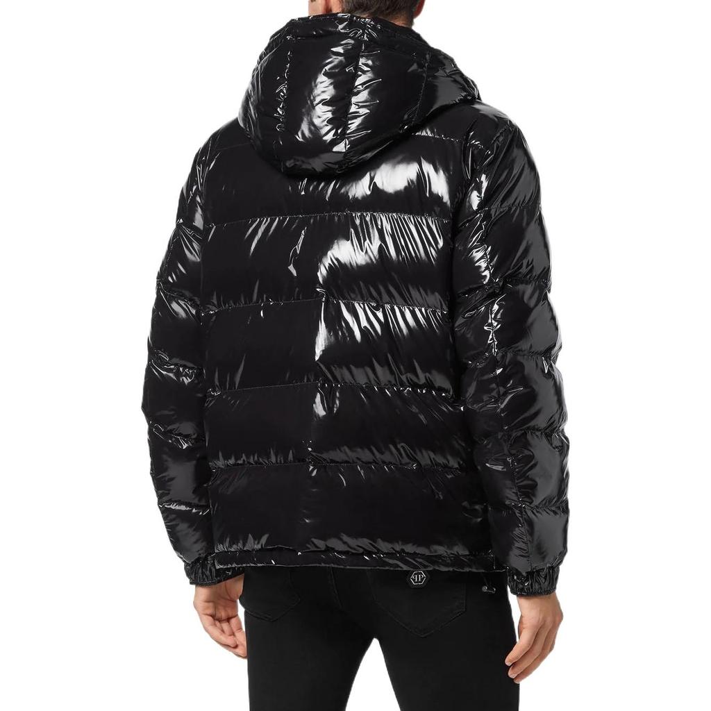 Philipp Plein high-shine padded jacket LABCMRB1944PNY002N-02