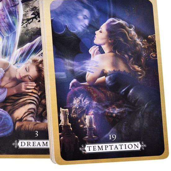 36 шт./набор Карты Оракула Развлечения Интеллектуальная Художественная Бумага Английская Версия Таро для Подарка