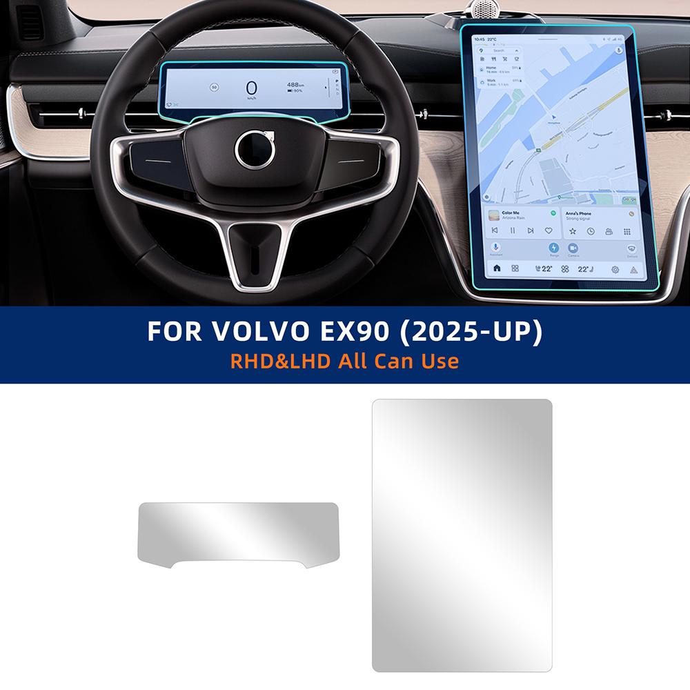 Для Volvo EX90 2025 Polestar 3 Автомобильный Центральный Контроль Навигация Дисплей Приборной Панели Защитная Пленка Наклейка в Салон TPU PPF