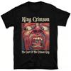 2026 Rock Band King Crimson Графика обложки альбома Унисекс Футболка 100% Хлопок Унисекс Летняя Новая Ретро удобная и повседневная