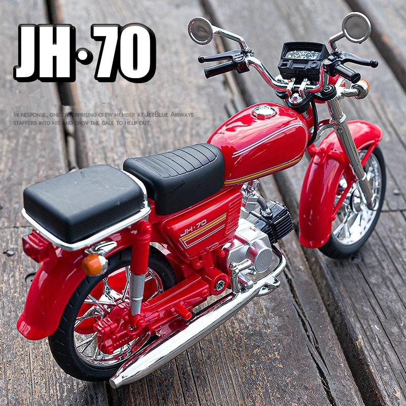 1:10 Jialing Jh-70 Сплав Классический Гоночный Мотоцикл Литьевая Модель Симуляция Металл Уличный Спортивный Мотоцикл Модель Детские Игрушки Подарок