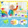 12 Pieces Soft Building Blocks Silicone Suction Toys Window Toys Bathtub Animal Shape Toys Pop Squigz Sucker Funny Model Construction Toys