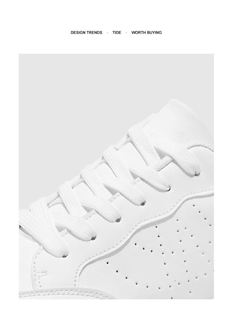 Летние мужские дышащие белые модные кроссовки с увеличением роста: Универсальные, повседневные кеды на толстой подошве для катания на скейтборде