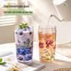 Trendy High Borosilicate Glass Tea Infuser Cup – Portable, Temperature Resistant, Student-Friendly Tea & Water Separator with Straw