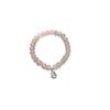 Pink Crystal Bracelet With Carved Faceted Abacus Beads Charm Fresh Style Jewelry Women
