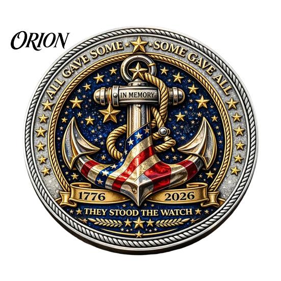 Гравированная памятная монета «Стражи Моря» Challenge Coin, Они Стояли На Страже Сувенир Двусторонняя Коллекционная Монета Подарок для Морского Ветерана Круглая