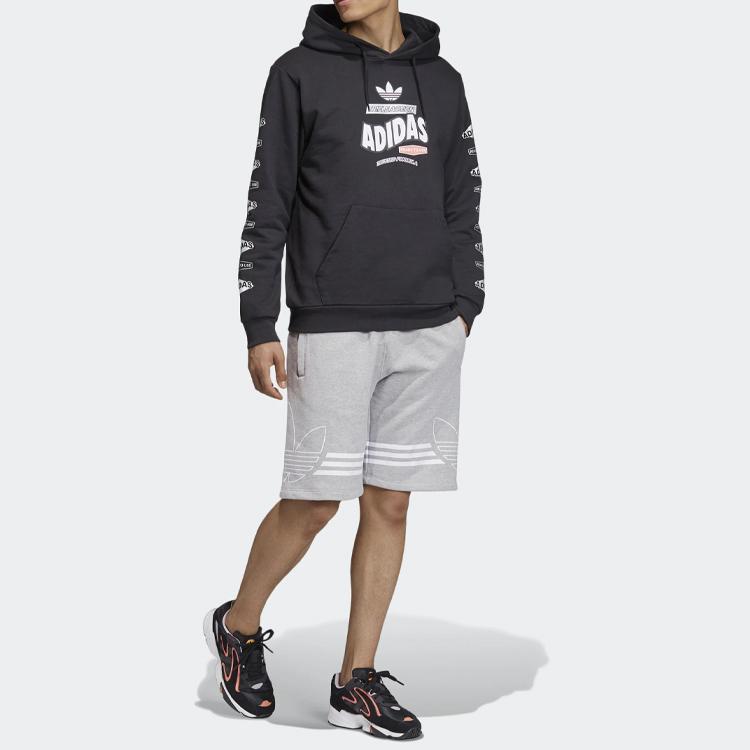 Adidas Спортивные шорты Originals Trefoil, мужские штаны, средние, конопляно-серые, ED4697