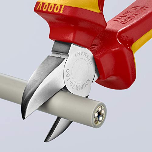 KNIPEX Изолированные 1000В Кусачки электрика, 180мм, 7006180