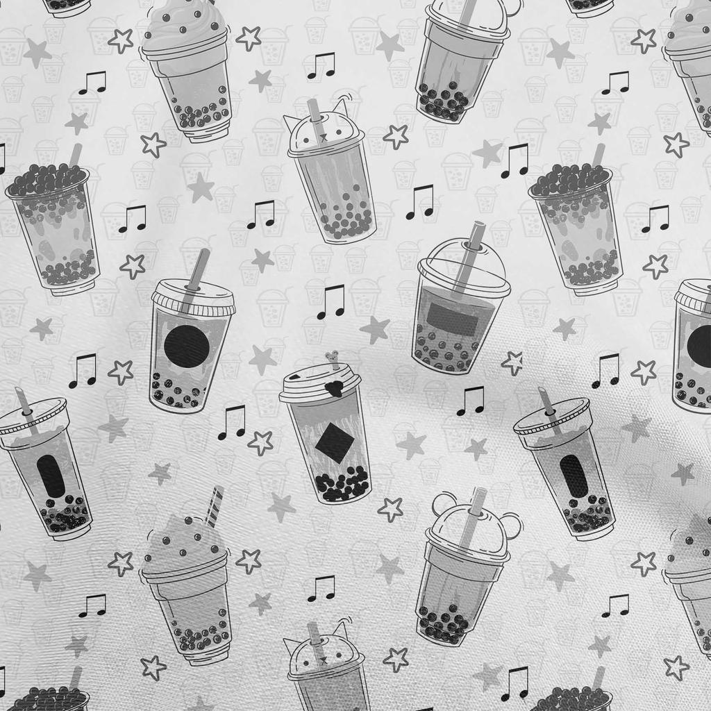 oneOone Хлопчатобумажная гибкая темно-бежевая ткань, материал для шитья мороженого, ткань с принтом в ярдах, 40 дюймов