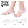 Silicone Height Increased Insole Elastic Gel Heel Pads Portable Heel Cushion