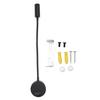 LED Wall Mount Reading Light 3W 3000K Modern 360 Degree Gooseneck Bedside Lamp for Bedroom